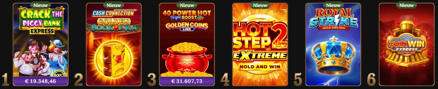 BetWest Casino Spellen